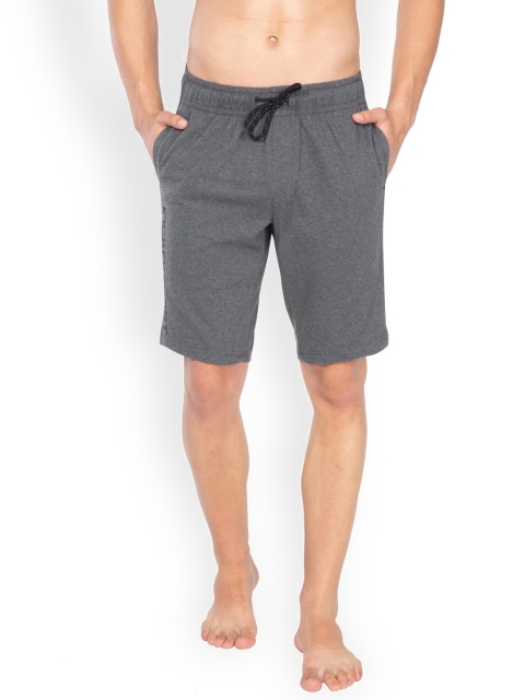 

Jockey Men Charcoal Grey Straight Fit Solid Lounge Shorts AM12-0103