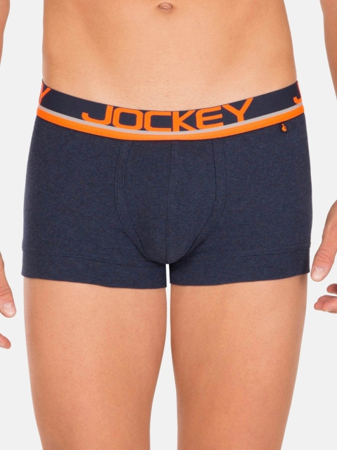 

Jockey Men Navy Blue Solid Modern Trunks FP03-0105