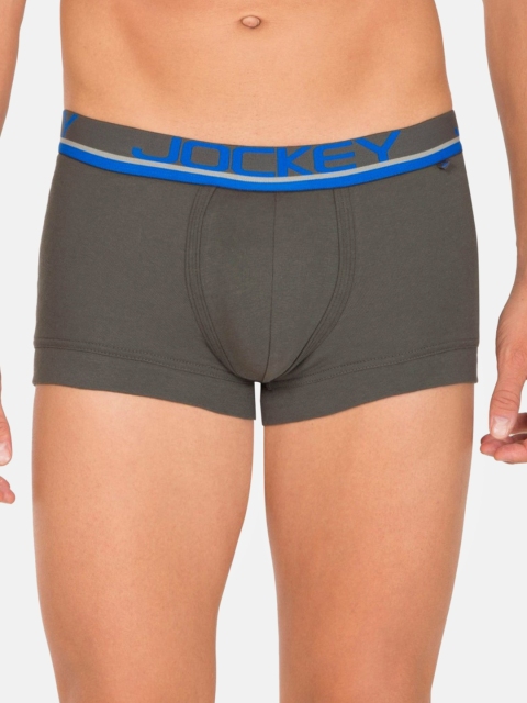 

Jockey Men Charcoal Grey Solid Trunks FP03-0105