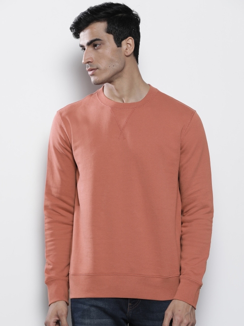 

Marks & Spencer Men Dusty Pink Solid Sweatshirt