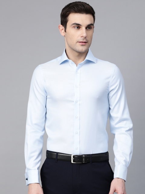 

Marks & Spencer Men Blue Slim Fit Solid Formal Shirt
