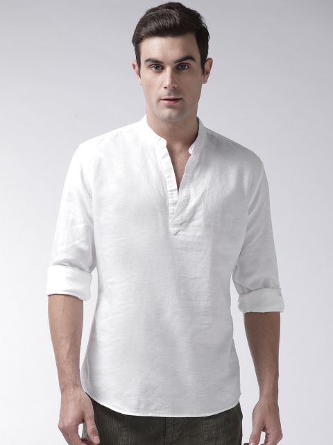 

Marks & Spencer Men White Relaxed Regular Fit Solid Casual Shirt