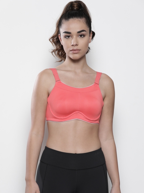 

Marks & Spencer Pink Solid Underwired Non Padded Sports Bra T336382