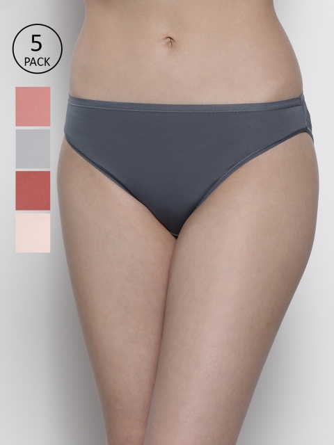 

Marks & Spencer Women Pack Of 5 Basic Briefs T614100, Pink