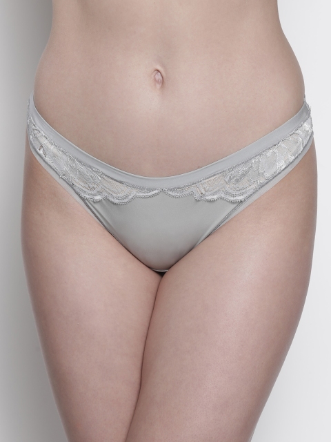 

Marks & Spencer Women Grey Lace Bikini Briefs T618190