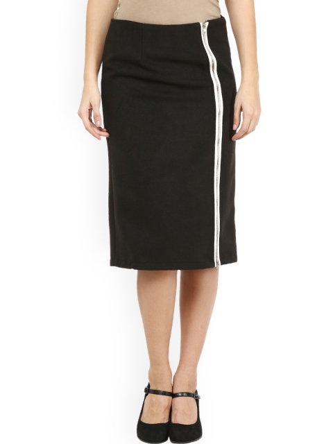 

Harpa Black A-Line Skirt