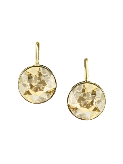 

SWAROVSKI Women Gold-Plated Studs, Brown