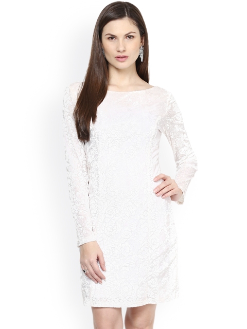 

Harpa White Shift Dress