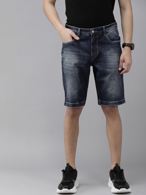 

U S Polo Assn Denim Co Men Blue Washed Denim Shorts