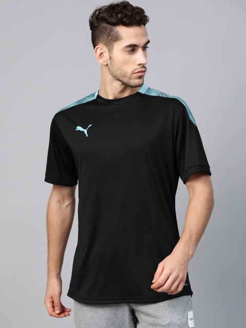 

Puma Men Black Slim Fit Solid ftblNXT Pro Football T-Shirt