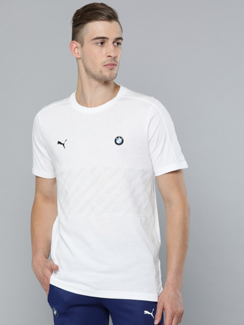 

PUMA Motorsport Men White Printed BMW MMS Round Neck T-shirt