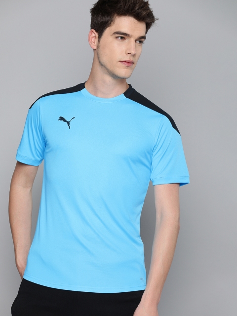 

Puma Men Blue Slim Fit DryCELL ftblNXT Solid Round Neck T-shirt