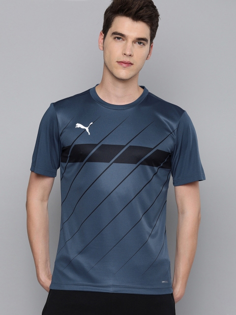 

Puma Men Blue ftblPLAY Graphic Printed Round Neck T-shirt