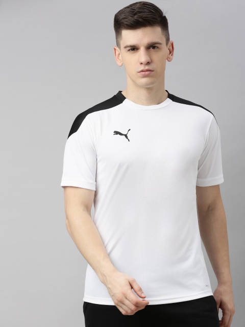 

Puma Men White ftblNXT Solid Drycell Round Neck T-shirt with Printed Detail