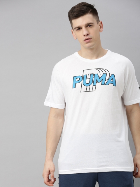 

Puma Men White Printed MODERN SPORTS Logo Round Neck T-shirt