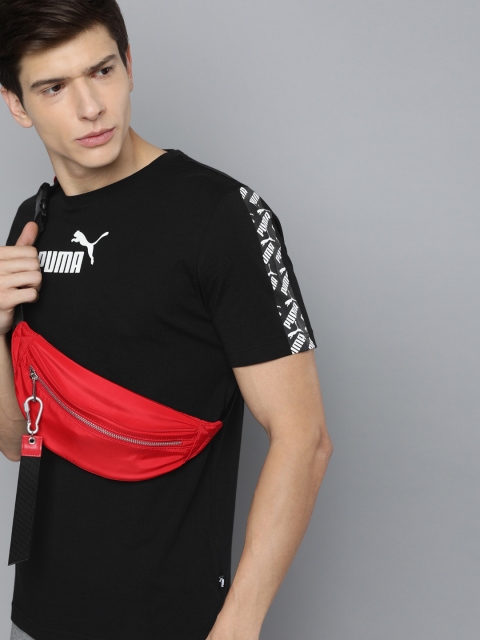 

Puma Men Black Printed AMPLIFIED Regular Fit Round Neck T-shirt