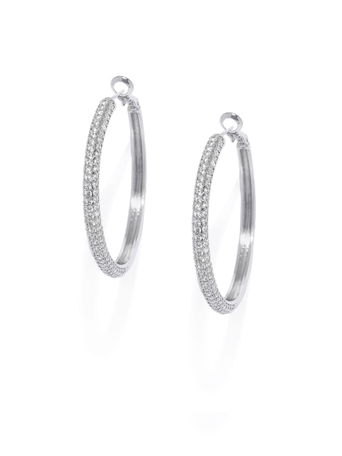 

Peora Silver-Plated Circular Hoop Earrings