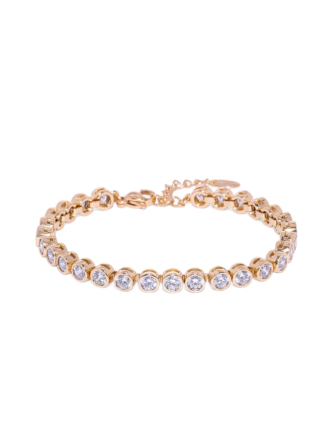 

Peora Gold-Plated Zirconia Studded Bracelet