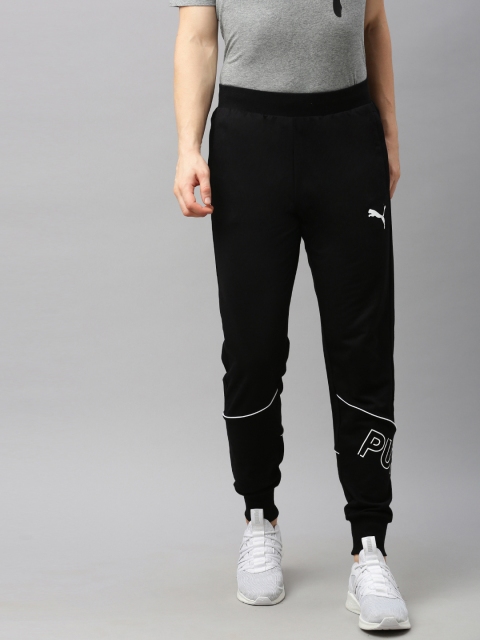 

Puma Men Navy Black Solid Straight Fit Joggers