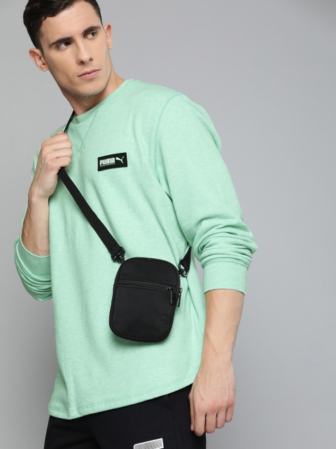 

Puma Men Green Solid FUSION Crew Sweatshirt