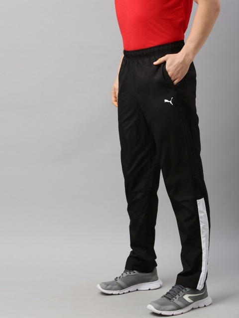 

Puma Men Navy Black Solid Straight Fit Joggers