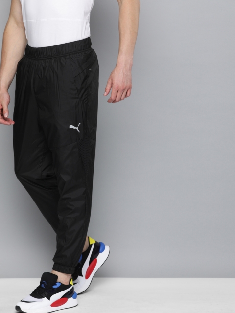 

Puma Men Black Solid WINDCELL Straight Fit Reactive Woven Training Joggers
