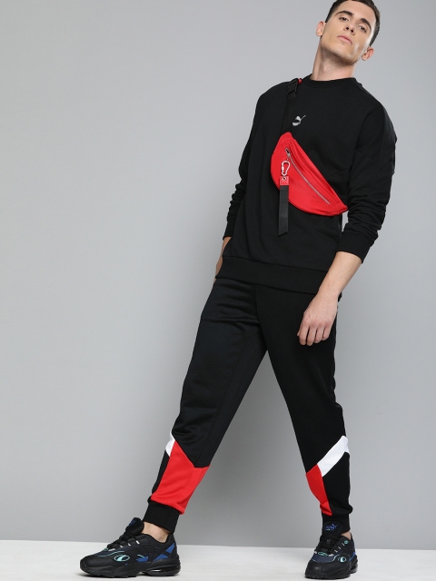 

Puma Men Black Solid TFS Crew Sweatshirt