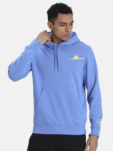 

Puma X Sonic Men Blue Solid Hoodie Sweatshirt