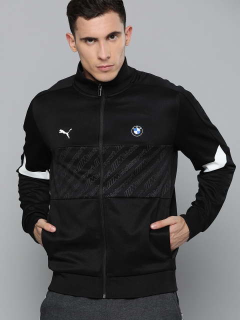 

Puma Men Black Solid BMW MMS T7 Lightweight Sporty Jacket