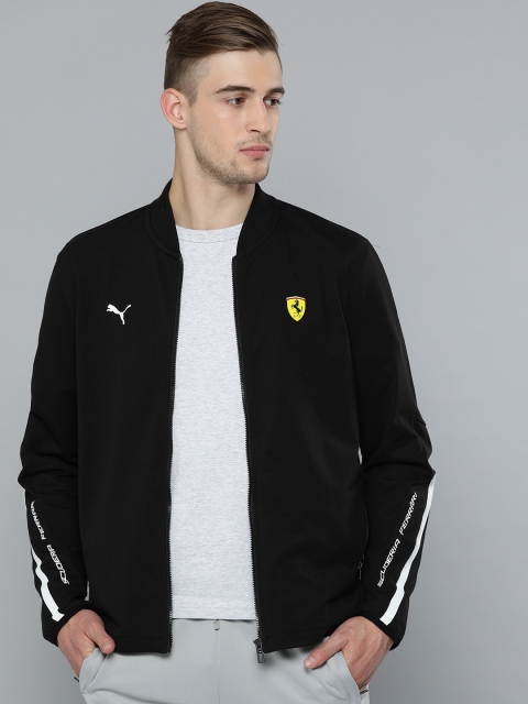 

PUMA Motorsport Men Black Solid SF LW Track Sweatshirt