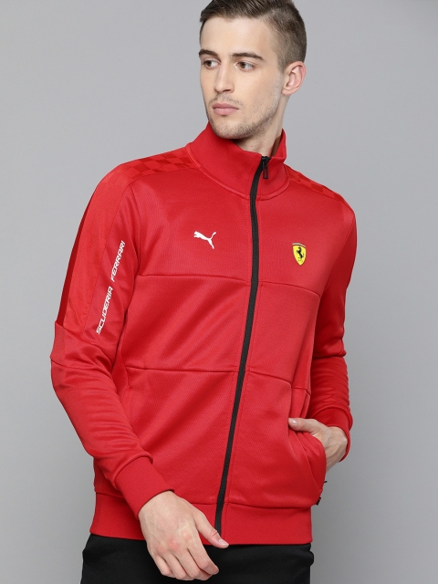 

PUMA Motorsport Men Red Solid SF T7 Sporty Jacket