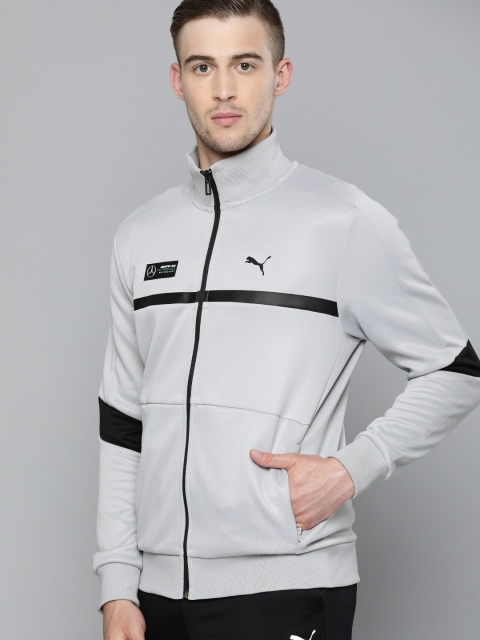 

PUMA Motorsport Men Grey Solid Lightweight MAPM T7 Sporty Jacket