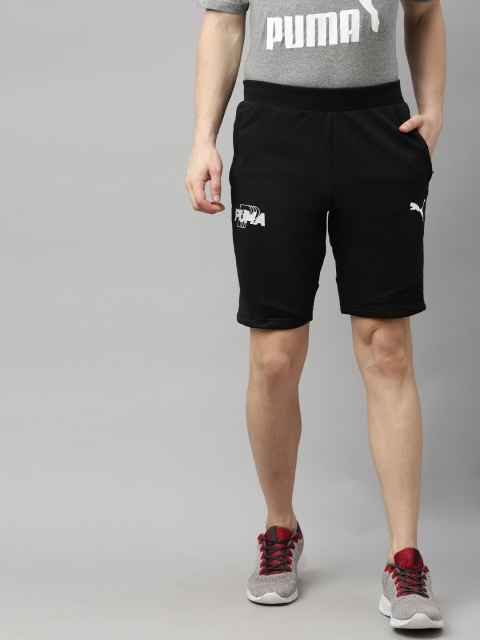 

Puma Men Black Solid Regular Fit dryCELL Modern Training Sports Shorts