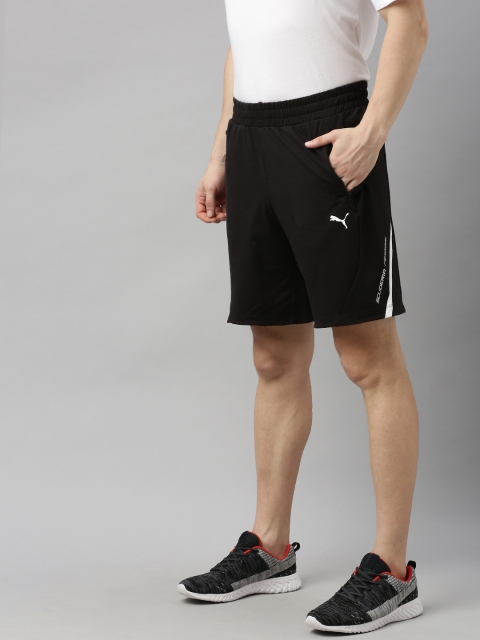 

PUMA Motorsport Men Black Solid Regular Fit SF LW Sweat Sports Shorts
