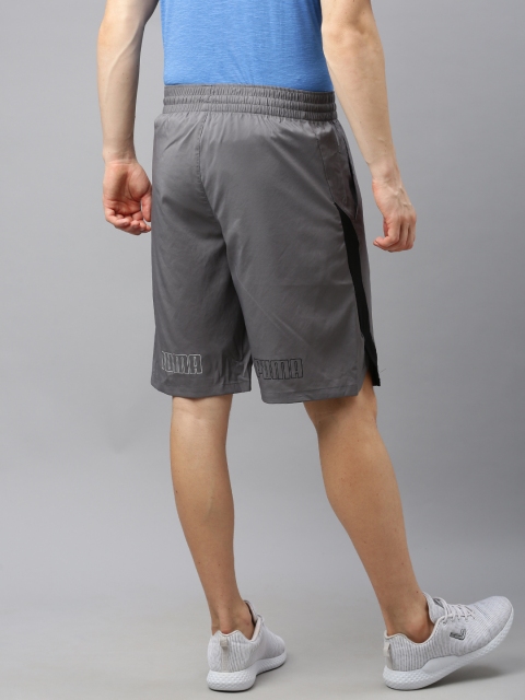 

Puma Men Grey Solid Regular Fit Power BND Woven dryCELL Sports Shorts