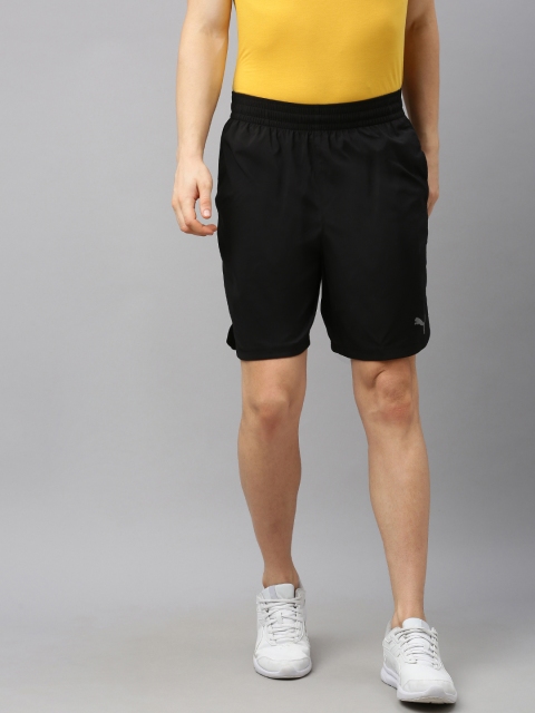 

Puma Men Black Solid Regular Fit Sports Shorts