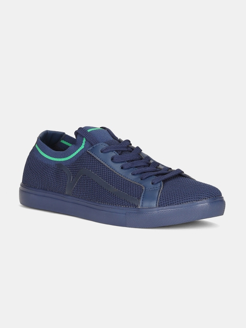 

Flying Machine Men Navy Blue Woven Design Sneakers
