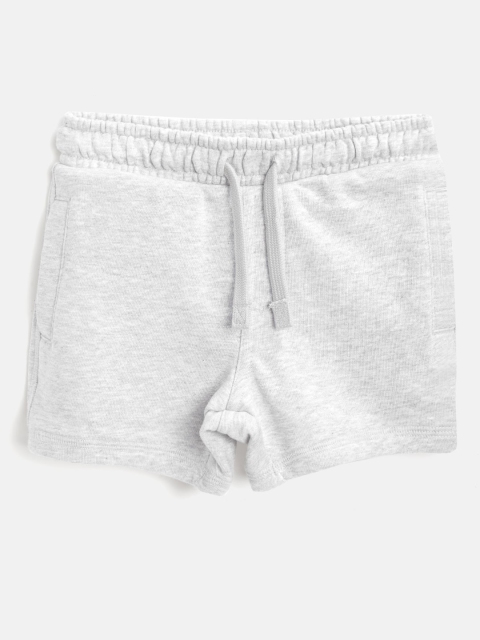 

Marks & Spencer Boys Grey Melange Solid Regular Fit Shorts