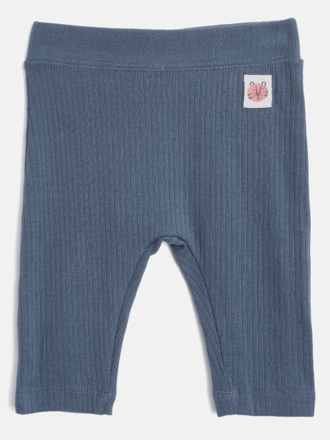 

Marks & Spencer Girls Navy Blue Ribbed Ankle-Length Leggings