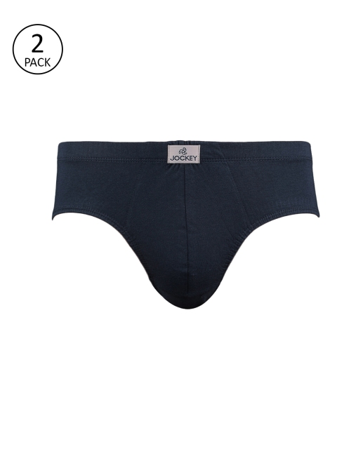 

Jockey Men Pack of 2 Navy Blue Briefs