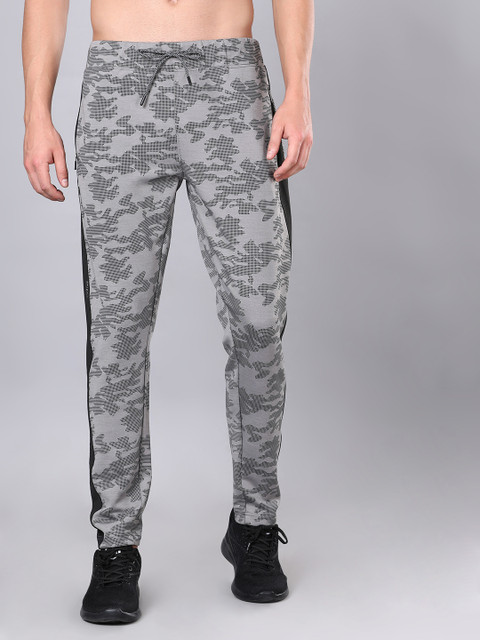 

Cultsport Men Grey Melange Printed Track Pants