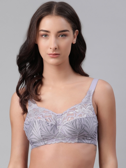 

Marks & Spencer Lavender Printed Non-Wired Non Padded Everyday Bra T338015PDUSTED LILAC