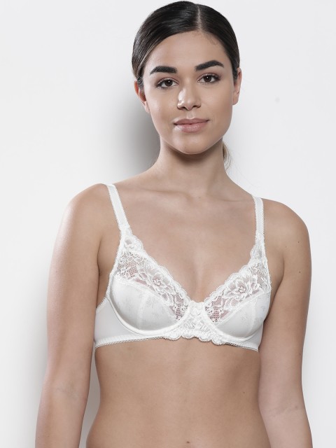 

Marks & Spencer White Lace Underwired Non-Padded Everyday Bra T332710