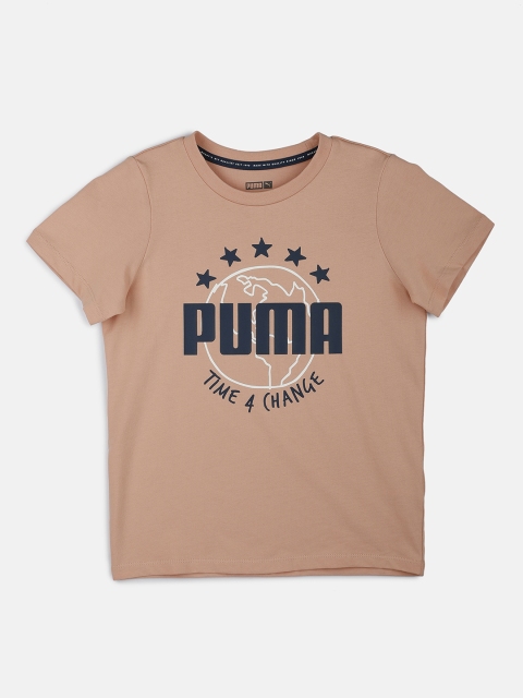 

Puma Boys Pink Printed T4C Round Neck T-shirt