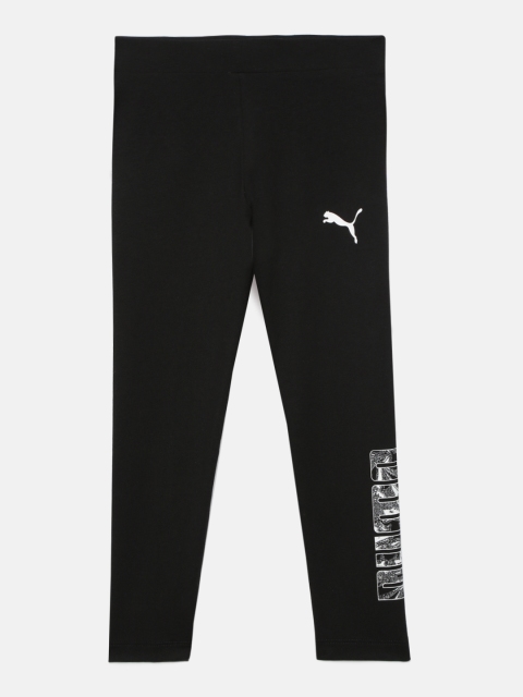 

Puma Girls Black Printed Leggings