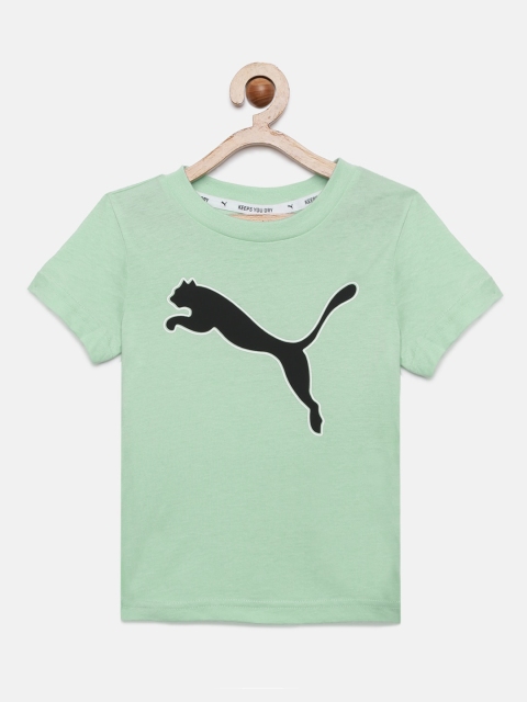 

Puma Girls Green Printed Round Neck T-shirt