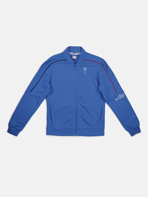 

Puma Boys Blue Solid Lightweight X SEGA Bomber Jacket