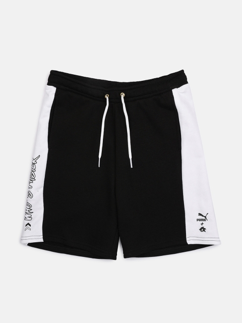 

Puma X SEGA Boys Black Colourblocked Sports Shorts