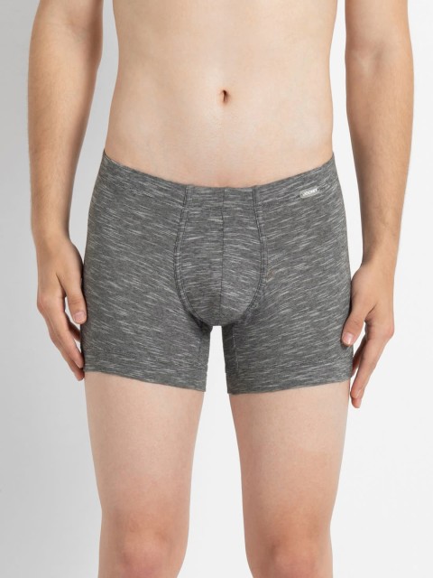 

Jockey Men Grey Solid Trunks EL05-0105