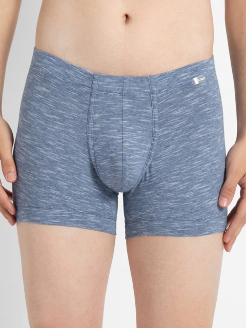 

Jockey Men Blue Grindle Effect Trunks EL05-0105